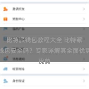 比特派钱包教程大全 比特派钱包安全吗？专家详解其全面优势