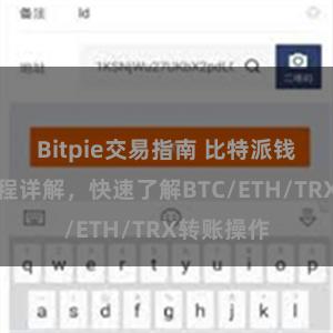 Bitpie交易指南 比特派钱包转账教程详解，快速了解BTC/ETH/TRX转账操作