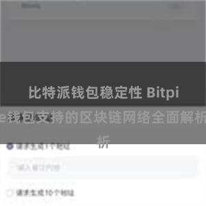 比特派钱包稳定性 Bitpie钱包支持的区块链网络全面解析