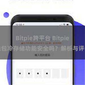 Bitpie跨平台 Bitpie钱包冷存储功能安全吗？解析与评估