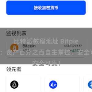 比特派教程地址 Bitpie钱包：资产百分之百自主掌控，安全可靠！