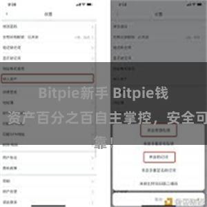 Bitpie新手 Bitpie钱包：资产百分之百自主掌控，安全可靠！