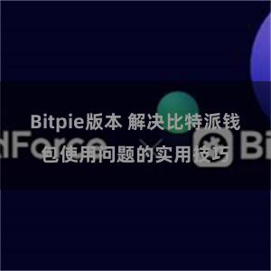 Bitpie版本 解决比特派钱包使用问题的实用技巧