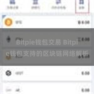 Bitpie钱包交易 Bitpie钱包支持的区块链网络解析