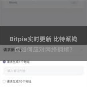 Bitpie实时更新 比特派钱包如何应对网络拥堵？