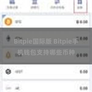 Bitpie国际版 Bitpie手机钱包支持哪些币种