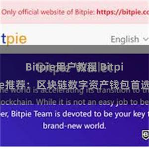 Bitpie用户教程 Bitpie推荐：区块链数字资产钱包首选